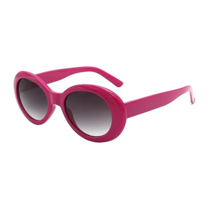 Little Cute Girls Retro Oval Sunglasses 49783